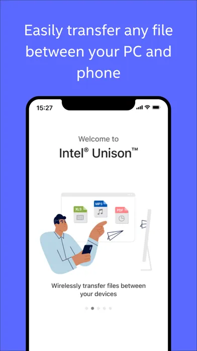 Tangkapan skrin Intel® Unison™